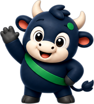 Fin the bull, the Finzest mascot